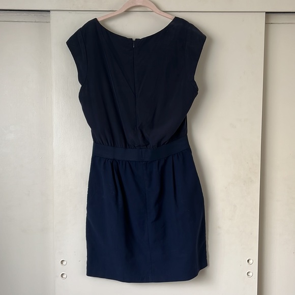 GAP navy blue cap sleeve dress size 12 - Picture 4 of 7